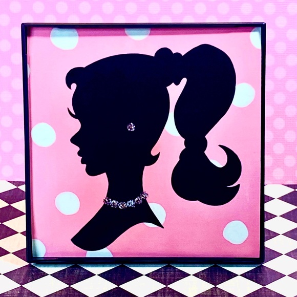 Vintage Barbie Silhouette Decor - Picture 3 of 8